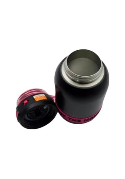 Çocuk Termos Matara 600ml Siyah Genel