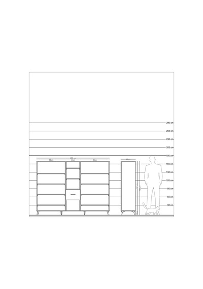 Hyperion Dolap 11 Raflı 3 Çekmeceli 220x44x163 Çam-aytaşı Aytası - Atlas Çam Hyperion Dolap 11 Raflı 3 Çekmeceli 220x44x163 Çam-aytaşı Aytası - Atlas Çam