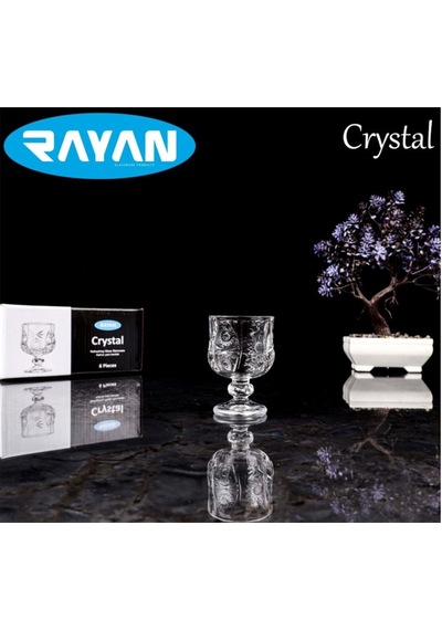 Rayan Crystal 6'lı Kahve Yanı Bardak Mudanis Diğer