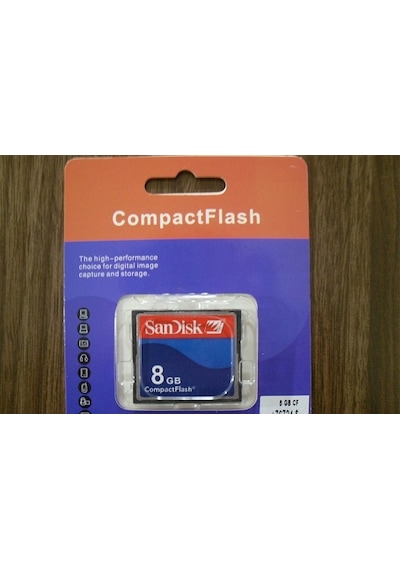 Compact Flash Hafıza Kartı 8 Gb Cf Cnc Kartı