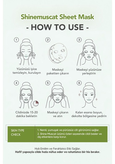 Lebelage Muskat Üzümü Kağıt Maske Lebelage Fruit Shine Muscat Mask