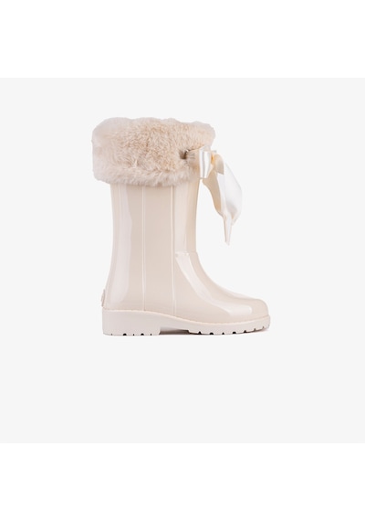 Igor Campera Charol Soft Çocuk Krem Bot Düz W10239 Krem
