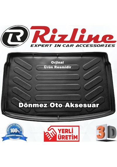 Vw Polo Üst 3D Bagaj Havuzu Paspası 2017 Sonrası Rizline N11.12478