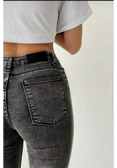 Lavajeans Layla Füme Yüksel Bel Dar Paça Skinny Likralı Kot Pantalon Füme1111 Füme