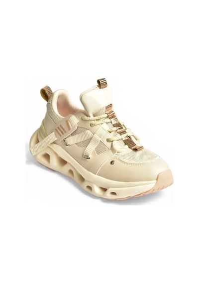 Fox Shoes Y312611009 Bej Kalın Tabanlı Spor Ayakkabı Sneakers