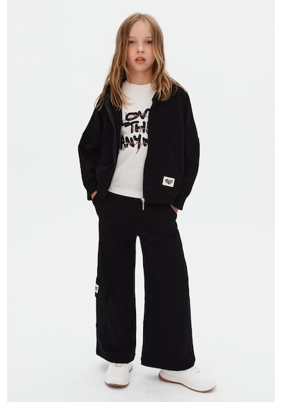 Nk Kids Trend Kız Çocuk Eşofman Takımı 19302 Siyah