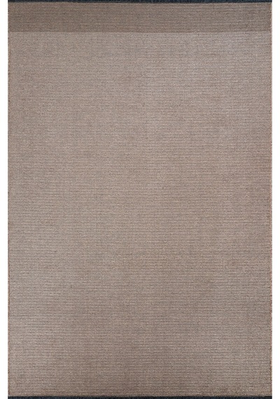 Modern Desenli Yıkanabilir Şönil Dokuma Saçaklı Kaymaz Taban Salon Mutfak Halı Kilim Vizon