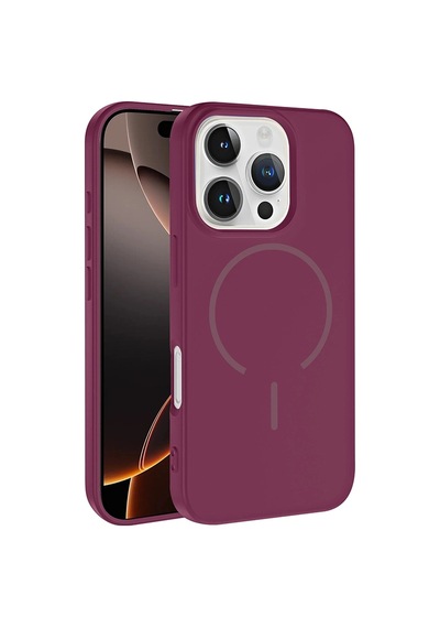 Apple Uyumlu iPhone 16 Pro Max Kılıf M-safe Şarj Özellikli Zore Meta Kapak