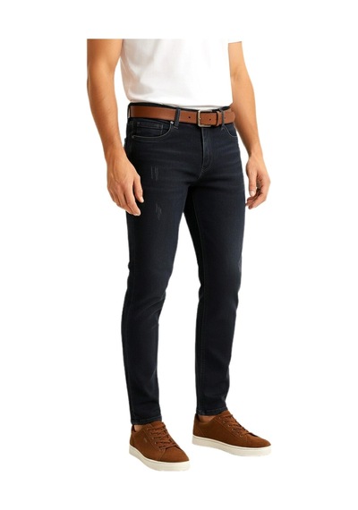 Erkek Silim Fit Jeans Tırnak Eskitme Model Pantolon 311 Bgl-st04975 Antrasit