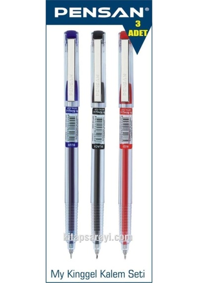 My King 0.5 Mm Jel Kalem Seti 3 Adet Genel