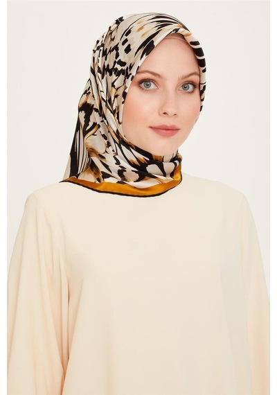 Armine Twill Saf Ipek Eşarp 9256d 31 Çok Renkli