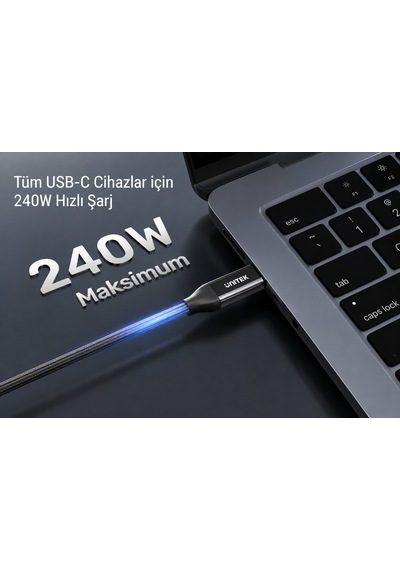 Unıtek 240w Usb4 Type-c Kablo C14100abk01-2m