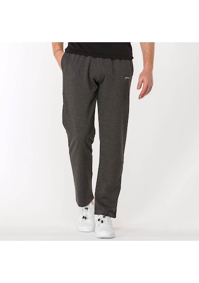 Slazenger  OTEKS Erkek Cepli Koyu Gri Eşofman  Altı