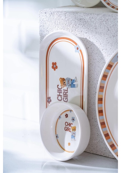 Acar Buddy Bear 6 Kişilik 21 Parça Kahvaltı Takımı Çok Renkli