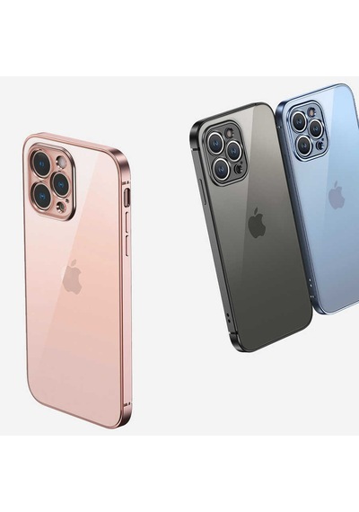 Apple Uyumlu iPhone 13 Mini Kılıf Zore Gbox Kapak Gümüş