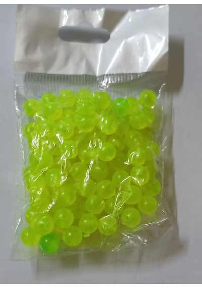 Silikon Boncuk Soft 100 Adet 8 Mm Sarı
