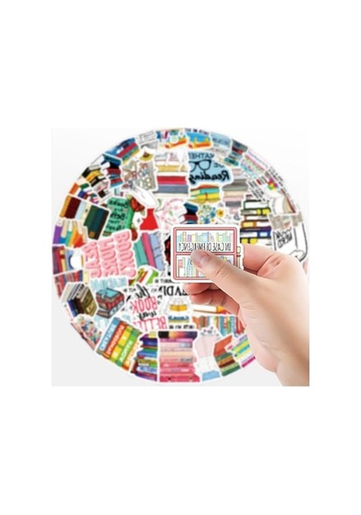 25'li Su Geçirmez Sticker Seti, Hediye İçin Uygun Abanoz