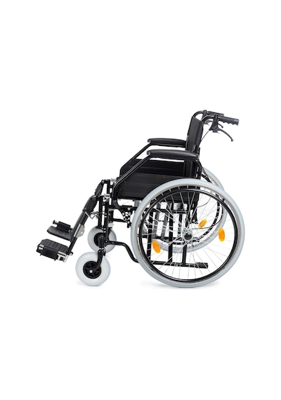 Dm-303 Özellikli 45 Cm Manuel Tekerlekli Sandalye - Ayak Kalkarlı Baldır Destekli
