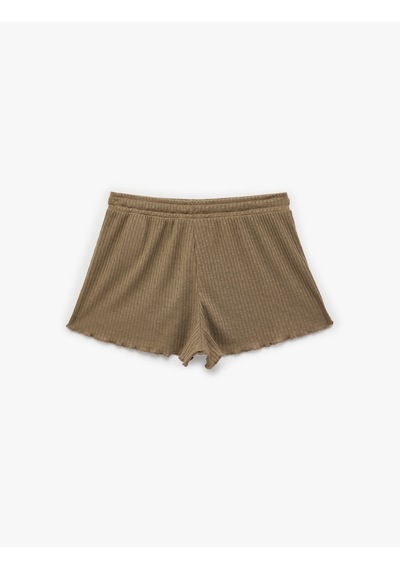 Koton Rahat Kalıp Beli Lastikli Pijama Altı Kahverengi 6slk80005mk Kahve