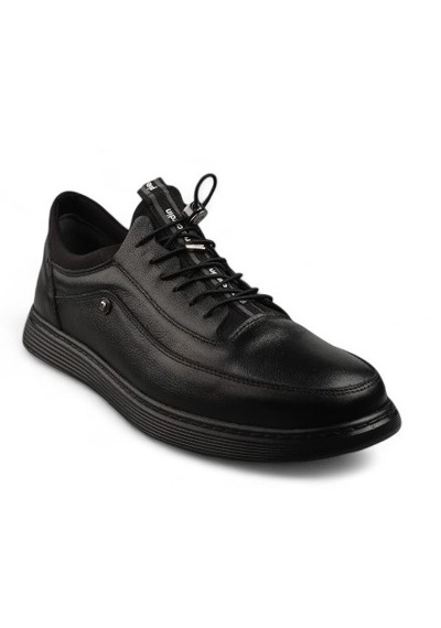 Pierre Cardin 382003 Siyah 45-47 Büyük Numara Erkek Deri Ayakkabı Siyah