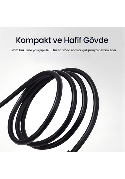 4k 60hz 18gbps Hdr Arc Hdcp Fiber Optik Hdmı 2.0 Kablo 80 Metre