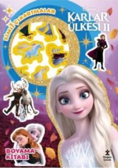 Disney Karlar Ülkesi 2 - Star Simli Çıkartmalı Boyama Kitabı Doğan Çocuk Ciltli
