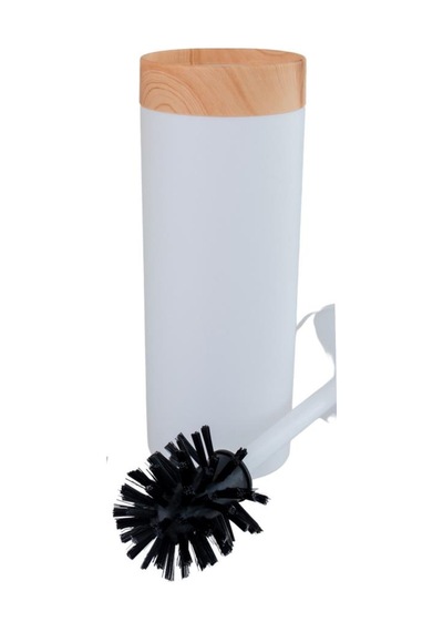 Bambu Desen Wc Klozet Fırçası Plastik, Tuvalet Banyo Wc Temizleme Fırçası Beyaz Beyaz