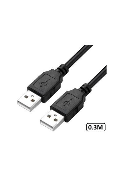 30 cm. USB 2.0 Uzatma Kablosu Erkek - Erkek Uzatıcı Ek Kablo