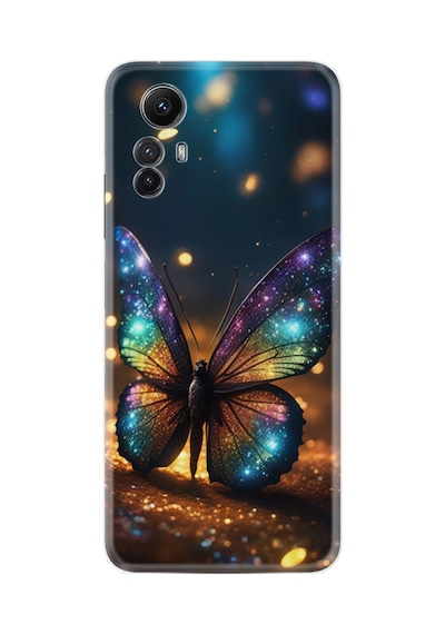 Xiaomi Redmi Note 12s Kılıf Boutique Baskılı Resimli Rengarenk Kelebek Pcode -097
