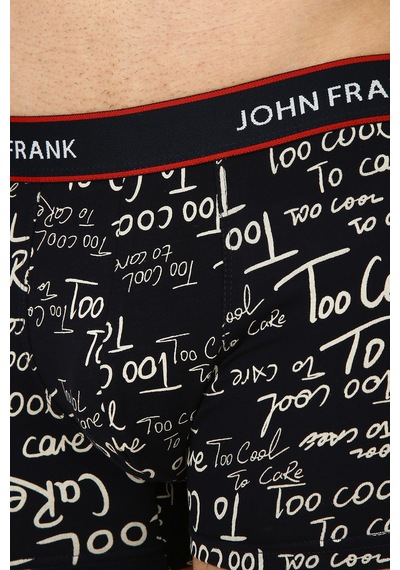 John Frank Desenli Boxer Erkek Boxer Jfbfg05 Multicolor Çok Renkli