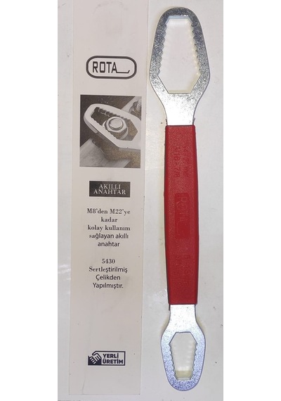 8-13 14-22 Evrensel Çift Taraflı Spanner Vida Somun Tork Anahtar