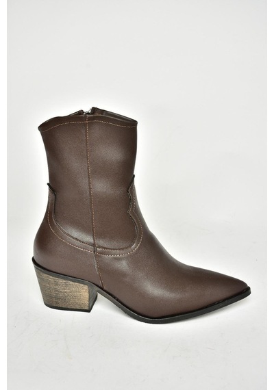 Fox Shoes T356654109 Kahverengi Sivri Burunlu Kalın Topuklu Kadın Bot Kahverengi-suni Deri Kahverengi Fox Shoes T356654109 Kahverengi Sivri Burunlu Kalın Topuklu Kadın Bot Kahverengi-suni Deri Kahverengi