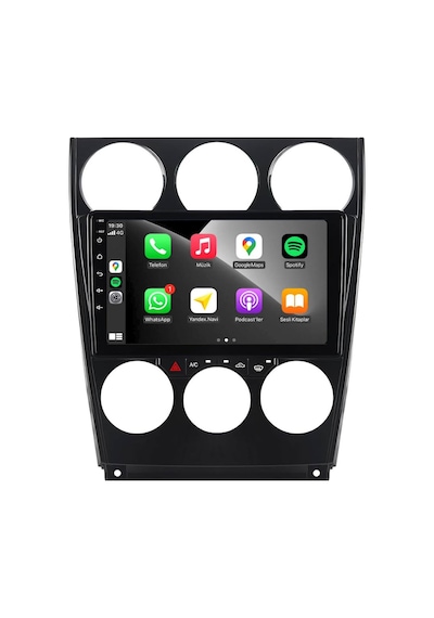 Mazda Mazda 6 Araç Multimedya Android Ekran Carplay Double Teyp 2+32 9" 04-12 P.black Cadence