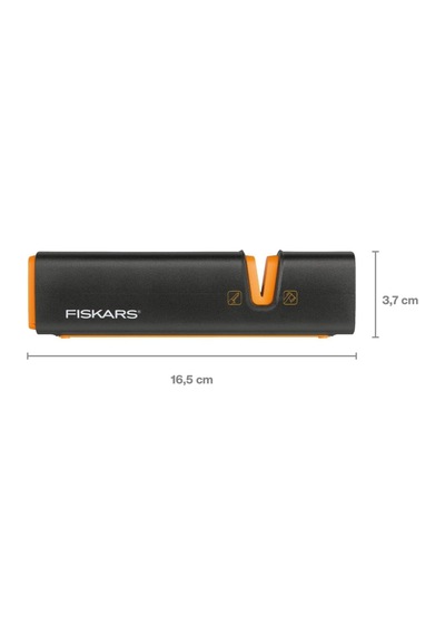 Fiskars Xsharp, Balta Ve Bıçak Bileyici, Seramik Zımpara Başlığı/gövdesi, Cam Elyaf Takviyeli Plastik, Siyah/tur