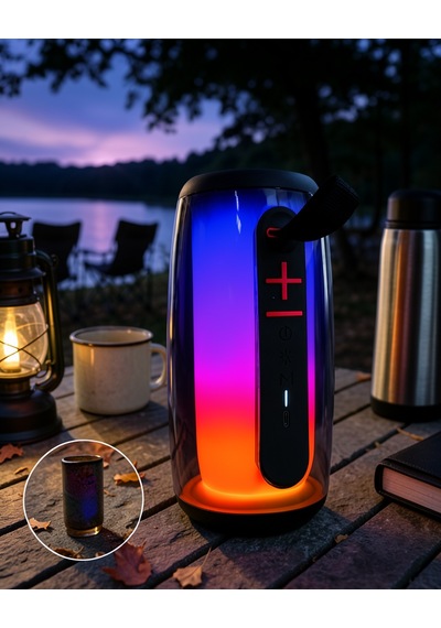 Rgb Aydınlatmalı Taşınabilir Bluetooth Hoparlör Uczzsx5051hoparlör-5