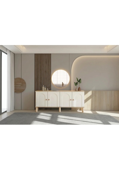Picklet Kapaklı Mdf Konsol Çok Renkli Picklet Kapaklı Mdf Konsol Çok Renkli