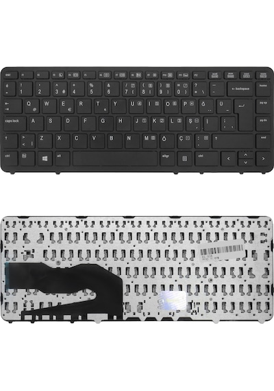 Hp Uyumlu Elitebook 840 G2 H0hm3ec , 840 G2 H0hm4ec Klavye Tr Siyah Çerçeveli