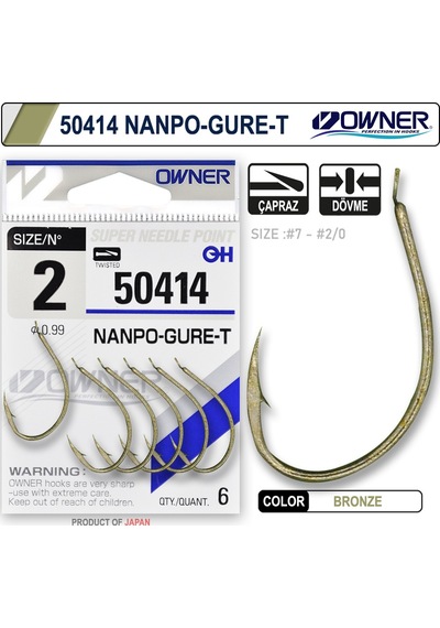 Owner 50414 Nanpo Gure-t Oxidized Gold İğne