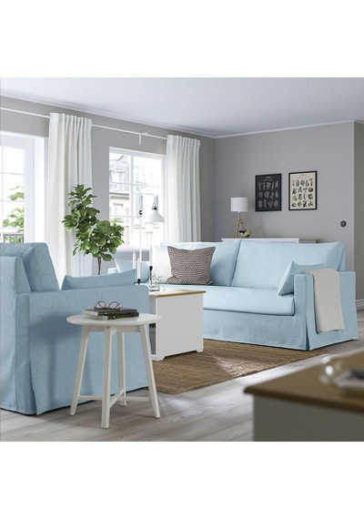 Ikea Mavi Konforlu Kanepe - 3'lü Kanepe