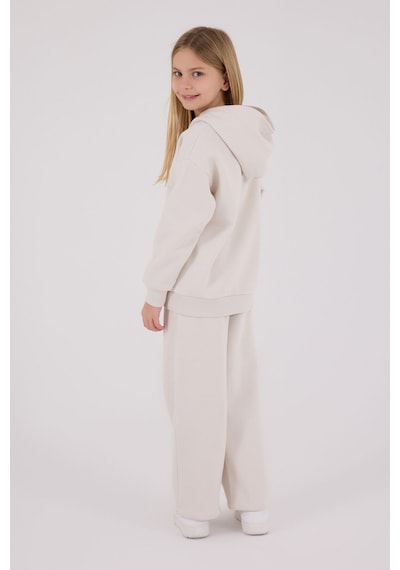 Rolypoly Kız Çocuk Beyaz Eşofman Takımı Rp3692-c-v1 KREM