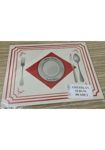 500 Adet Amerikan Servis Kağıdı Sunum Servis Kağıdı Büyük Boy 30x40 Cm Beyaz