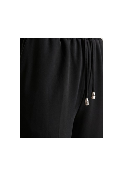 Milera Siyah Beli Lastikli Bağcıklı Rahat Klasik/havuç Kesim Double Kumaş Pantolon Siyah - 884222785 Siyah