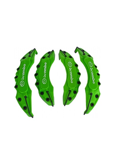 Yeşil Brembo Üstü Baskılı Kaliper Kapağı 4'Lü Set