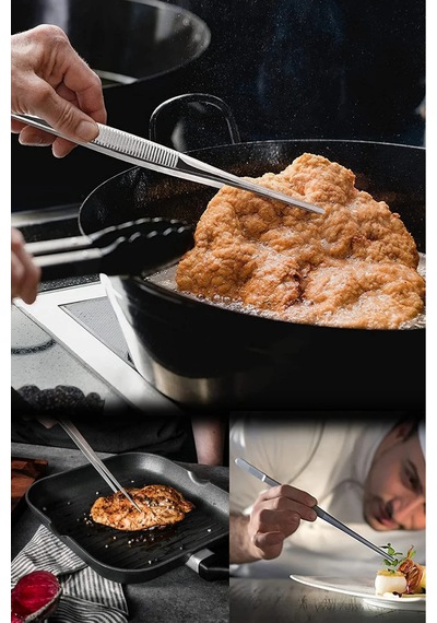 Masterchef Şef Cımbızı Metal 25 Cm - Süs Cımbız Maşası