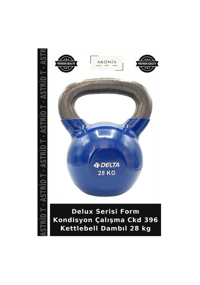 Delux Serisi Form Kondisyon Çalışma Ckd 396 Kettlebell Dambıl 28 Kg