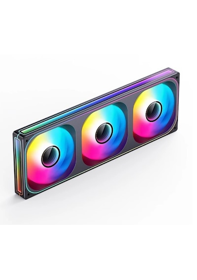 Zoko Triple Siyah Zk-360 3pin Argb / 4pin Pwm Blok Fan 360mm