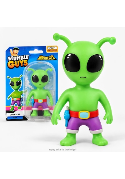 Stumble Guys Süper Esnek Green Alien İle Eğlence Başlıyor 3+ Yaş