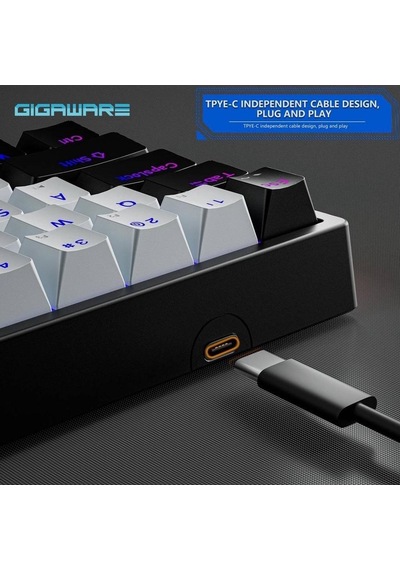 Valkyrie K710 Blue Switch Dark Alien Rgb Kablolu Oyuncu Klavye