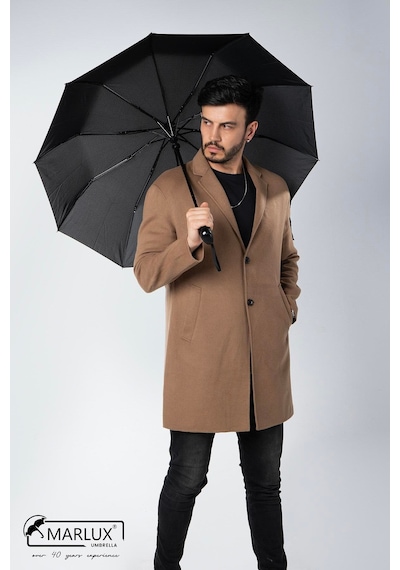 Marlux Siyah Kobra Saplı Premium Erkek Şemsiye M21mar2015mr001