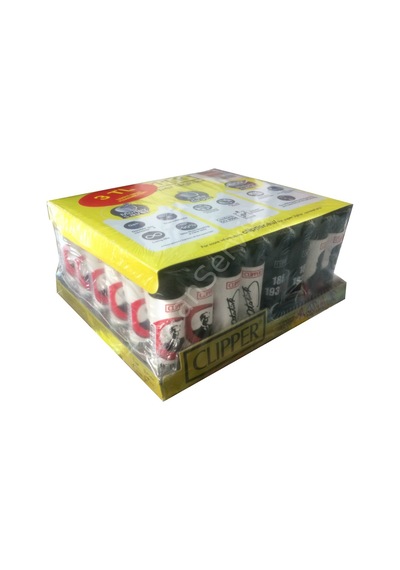Clipper Atatürk Desenli Classic Taşlı Cakmak 48 Adet 7119